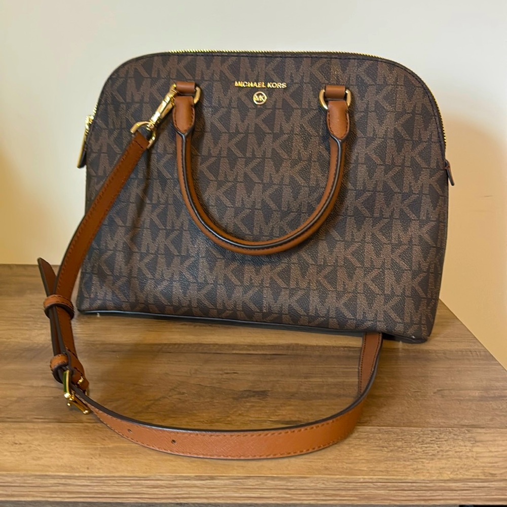 Michael Kors Cindy Large Dome Satchel